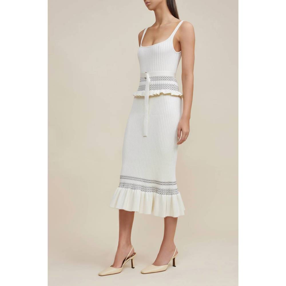 NEW ACLER pacific dress in cream mix - Picture 2 of 4